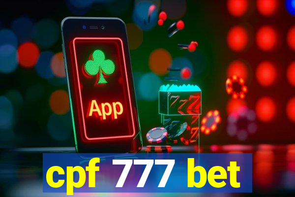 cpf 777 bet